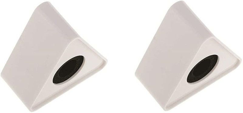 Daz Cam ABS Interview Mic Logo Station for News Mic Microphone etc (Color : White : Pack of 2) Holder  (White)