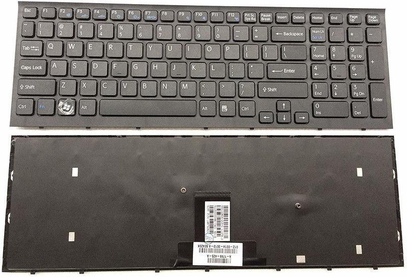 zikson Compatible For Sony Vaio EB* Laptop Keyboard Black Key Laptop Keyboard Replacement Key