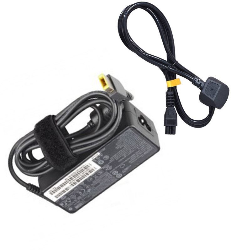 VGTECH Laptop adapter Compatible with Flex 3 80LX000EUS/T450 20BU00C5US/X240 20AM006EUS 65 W Adapter  (Power Cord Included)