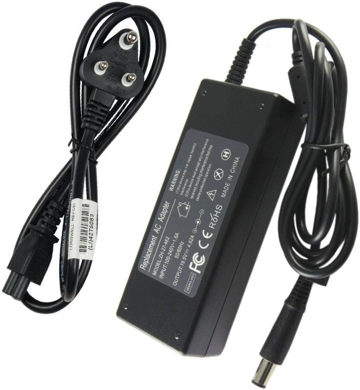 SellZone 90W 19.5V 4.62A Big Pin 7.4X5.0MM Laptop Charger Adapter For Latitude D531 90 W Adapter  (Power Cord Included)