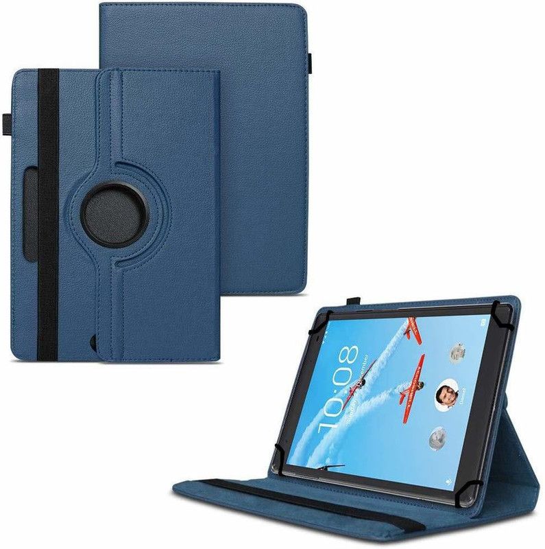 TGK Flip Cover for Lenovo Tab 4 8 Plus TB-8704X / TB-8704F / TB-8704N 8 Inch Tablet 360 Degree Rotating Case  (Blue, Shock Proof, Pack of: 1)