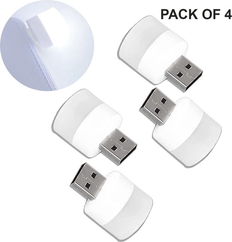 Zohlo Best Mini Portable Mini USB Led Light Small Led Mini Nightlight Mini Portable for Pc Car Bulb Indoor/Outdoor Led Light  (White Light)
