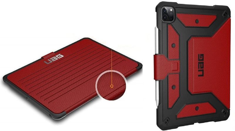 HITFIT Flip Cover for Apple iPad Pro 12.9 (2021 5th Gen / 2020 4th Gen / 2018 3th Gen)  (Red, Magnetic Case, Pack of: 1)