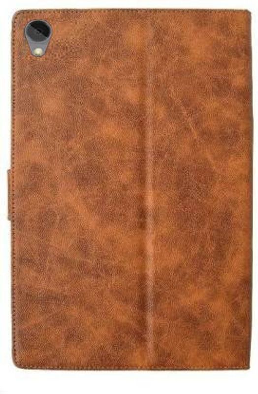 Mystry Box Flip Cover for Lenovo Tab K10 TB-X6C6F (10.3 inch)  (Khaki, Flexible)
