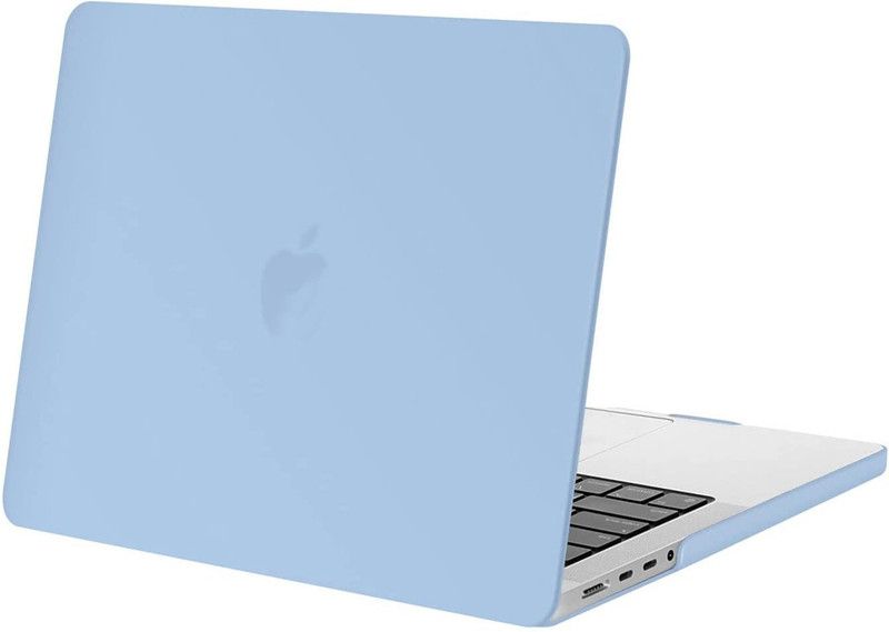 Aavjo Front & Back Case for MacBook Pro 14 inch 2021 2022 Release A2442 M1 Pro / M1 Max  (Blue, Laptop Case, Pack of: 1)