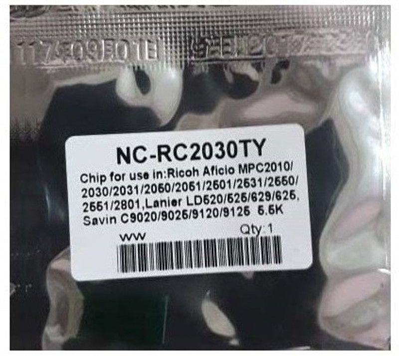 MOREL CHIP FOR USE IN RICOH AFICIO MP 2010 2030 2031 2050 2550 2551 PRINTER AND COPIER COLOR YELLOW Yellow Ink Toner Powder
