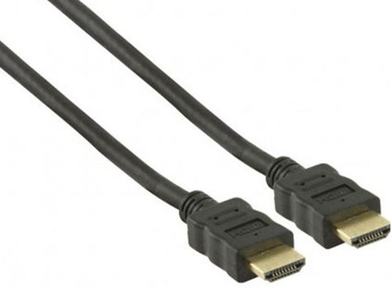 Bandridge HDMI Cable 1 m VGVP34000B10  (Compatible with TV, PC, Projectors, Black, One Cable)