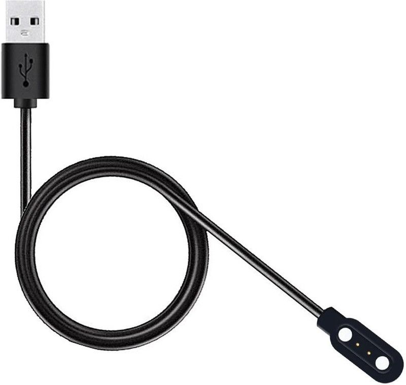 BKN Power Sharing Cable 0.15 m USB Fast Charger Magnetic Charging Cable Adapter for Noise Colorfit Pro 2 only  (Compatible with Noise Colorfit Pro 2 Watch, Black, One Cable)
