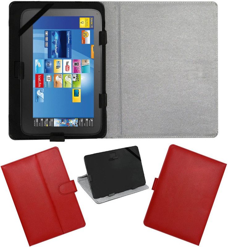 ACM Flip Cover for Fujezone Smart 7" Tab  (Red, Cases with Holder, Pack of: 1)