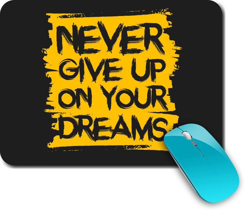 whats your kick Never Give Up | Quotes | Motivational | Sports | Stylish | Printed Mouse Pad/Designer Waterproof Coating Gaming Mouse Pad For Computer/Laptop (Multi6) Mousepad  (Multicolor)