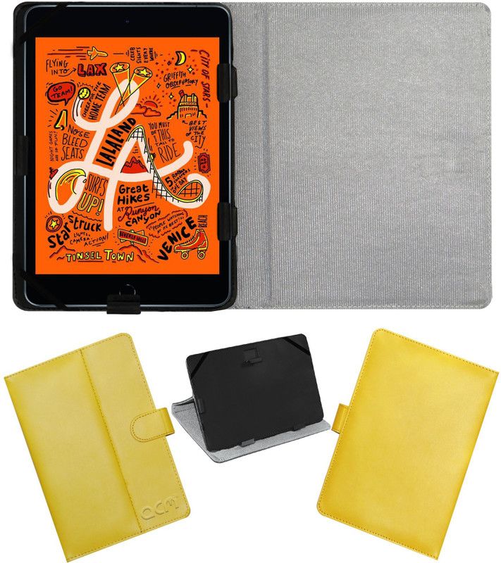 ACM Flip Cover for Apple Mux52hn/A  (Yellow, Cases with Holder)