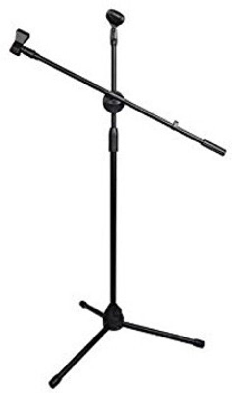 SYGA Microphone Stand Kit, Portable Projector Stand with 360° Panorama Ball Head and Cell Phone Stand for Photo and Video with Carrying Bag Microphone Stand  (Black)