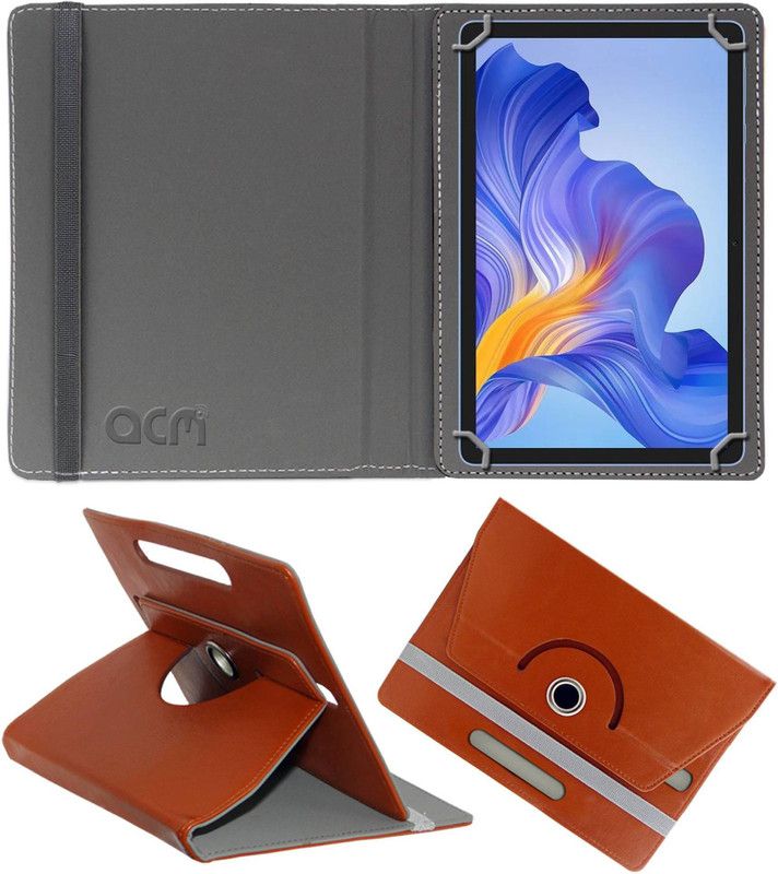 ACM Flip Cover for Honor Pad X8  (Brown, Cases with Holder, Pack of: 1)
