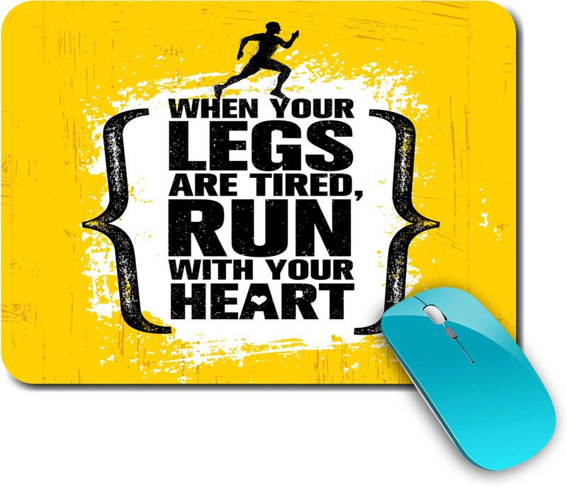 whats your kick Running | Sports | Game | Fitness |Creative | Printed Mouse Pad/Designer Waterproof Coating Gaming Mouse Pad For Computer/Laptop (Multi1) Mousepad  (Multicolor)