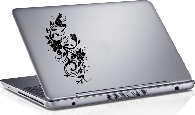 Decor Villa Decor Villa Full Flower Laptop Sticker Self Adhesive Vinyl Laptop Decal 15.6