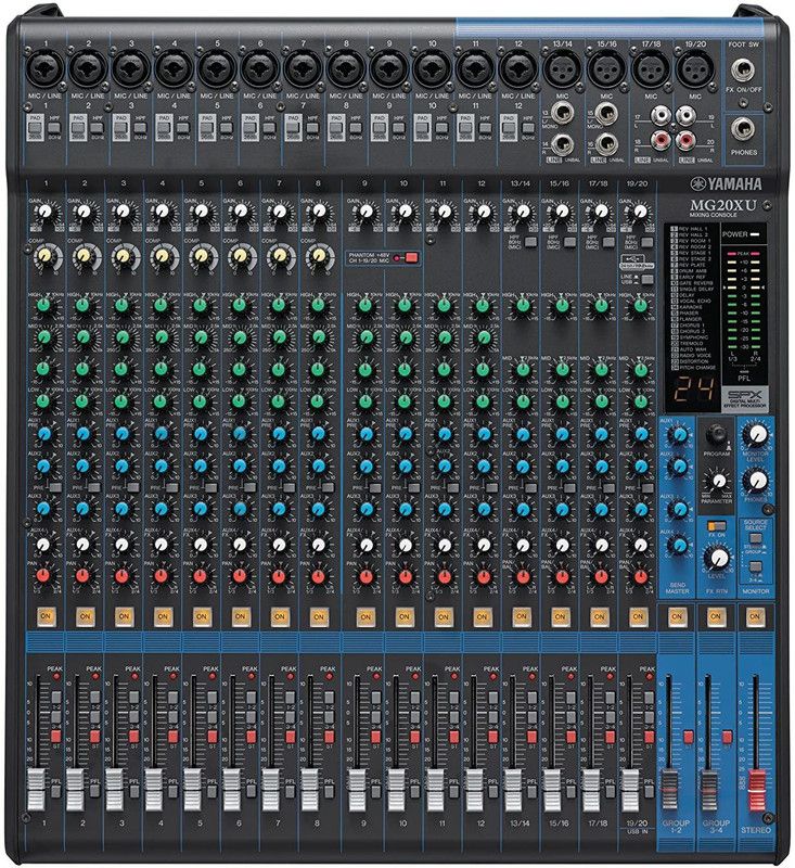 YAMAHA MG20XU Analog Sound Mixer