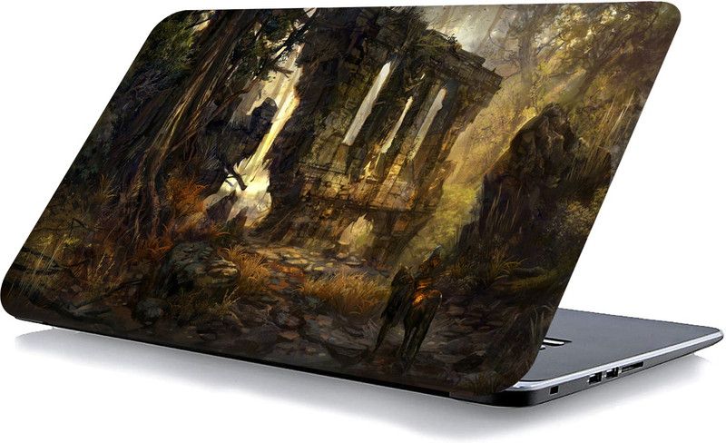qthinfra QTH DYNAMIC DESIGN LAPTOP STICKER 15.5 Inch QTH-L11-1158 VINYL Laptop Decal 15.5