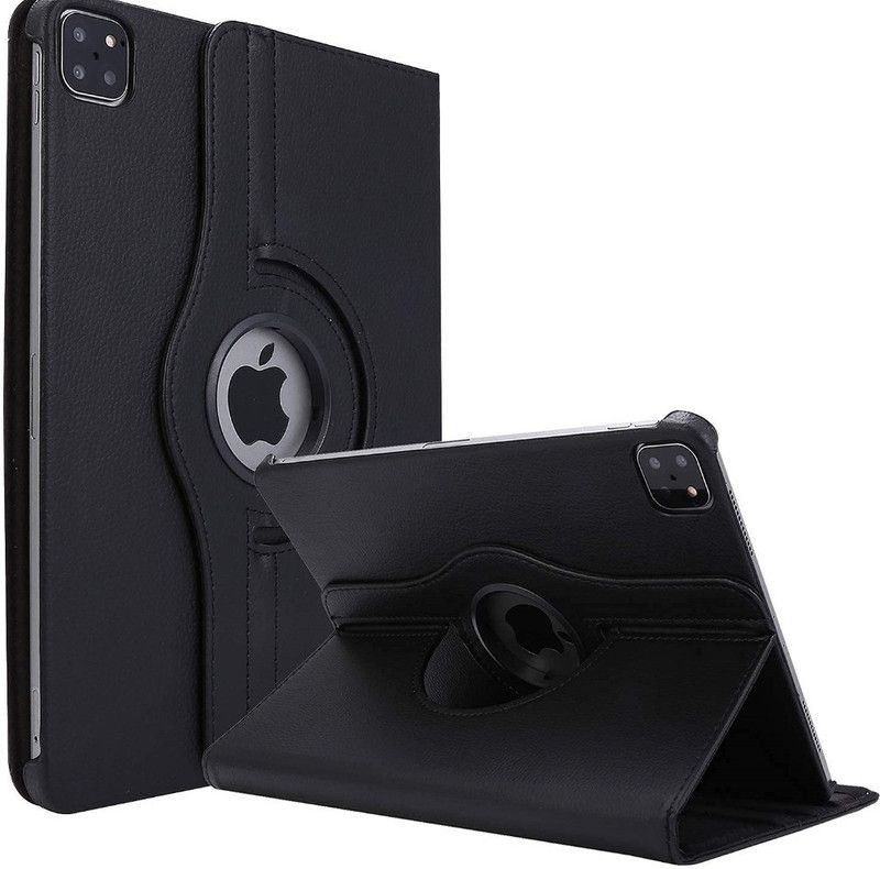 S-Hardline Flip Cover for Apple ipad 11 Inch 2018,2020,2021, Anti-slip interior material  (Black)