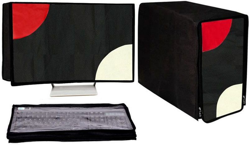 GUTSAV SALES DUST COVER FULL SET 21.5 INCH for 21.5 inch MONITER, KEYBOARD, CPU - COMPUTER COVER FULL SET 21.5 INCH  (RBA COLOR)