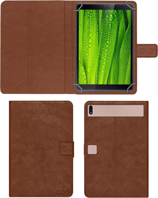 ACM Flip Cover for Iball Slide 3g Q27  (Gold, Cases with Holder)