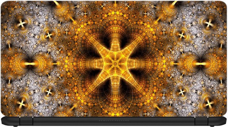 STORESOME fractal pattern swirling Premium vinyl Laptop Decal 15.6