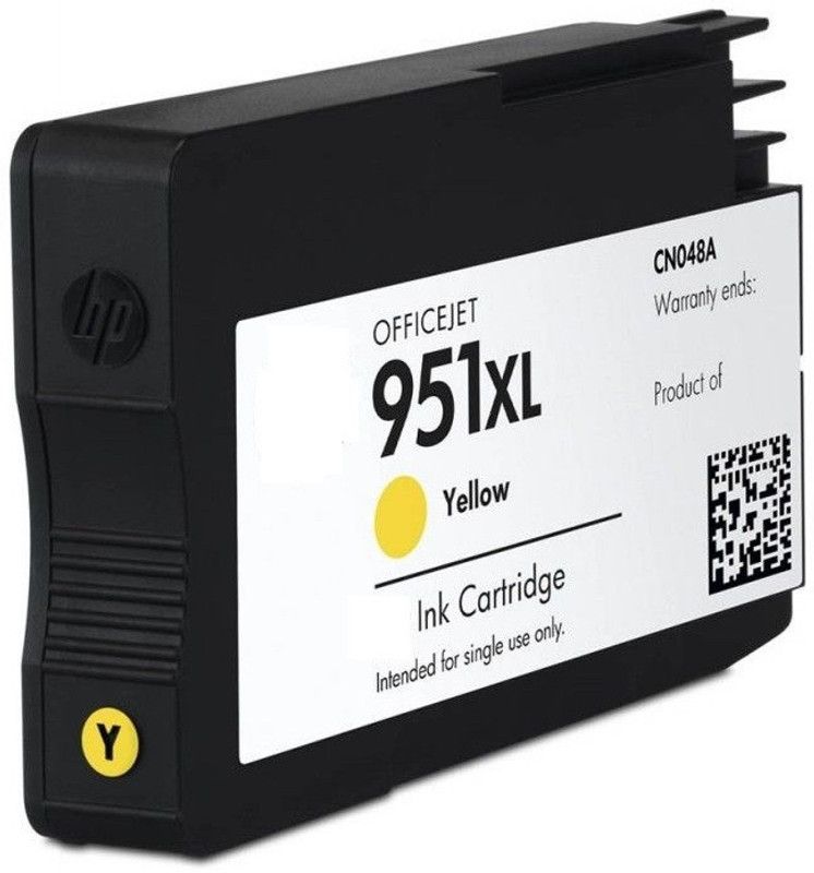 Dubaria 951 XL / Cn048zz Ink Cartridge Compatible For HP 951 XL Yellow For Use In Use In Officejet Pro 276dw ,8600 E, 8600 Plus ,8610,8620 ,251dw, 8100 , 8630 Yellow Ink Cartridge