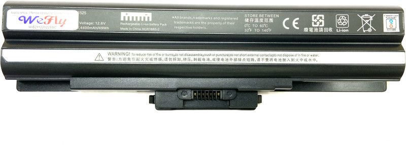 WEFLY Laptop Battery Compatible for Sony VAIO VGN-CS16T/R 6 Cell Laptop Battery