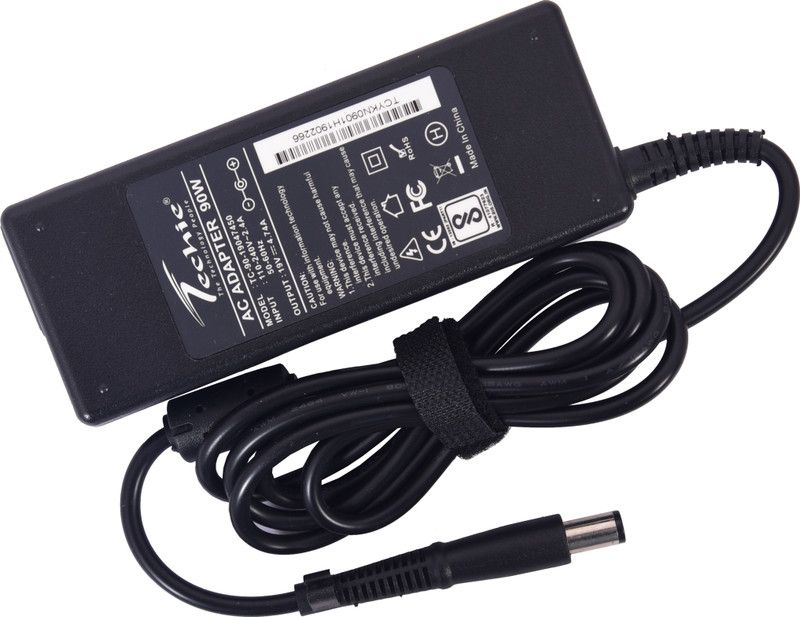 Techie 90W 19V 4.74A Laptop Adapter Charger For resario CQ32-100 CQ35-100 CQ35-200 CQ35-300 CQ35-400 CQ36-100 CQ40-100 CQ40-200 CQ40-300 CQ40-400 (Black, Pin Size 7.4 x 5.0 x 0.6mm) 90 W Adapter