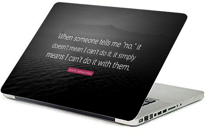 Sikhash Laptop Skins Decal Stickers HD Printed Quality Vinyl Stickers for Laptop cc66 Removable Matte Finish Self Adhesive Vinyl Laptop Decal 15.6
