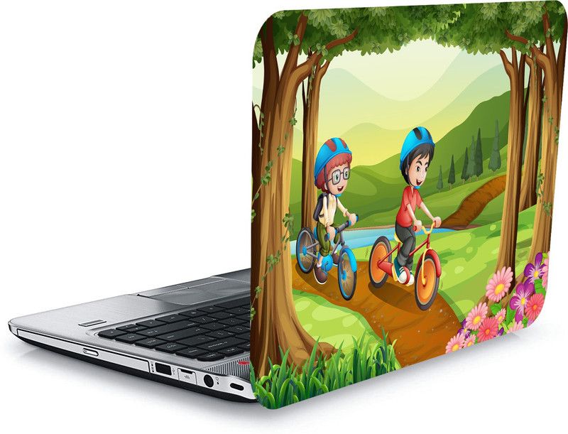 qthinfra QTH DYNAMIC DESIGN LAPTOP STICKER 15.5 Inch QTH-L18-1890 VINYL Laptop Decal 15.5
