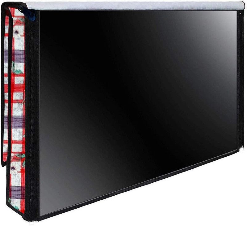 AAVYA UNIQUE FASHION 2 Layer Dustproof & waterproof 32 inch LED TV Monitor Cover for 32 inch LED=LCD=TV Monitor COVER - 32inch/LED/LCD/TV Monitor Cover/Color No 24  (Multicolor)