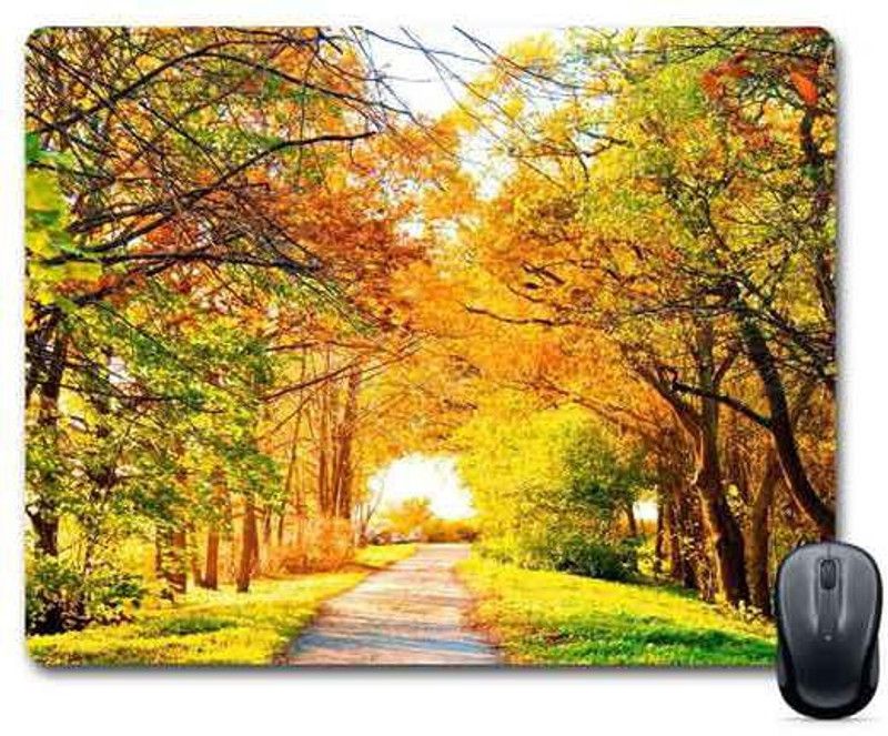 FABTODAY Designer Nature Anti-Skid Mouse Pad for Desktop, Laptop, Computer and Gaming (Product ID - 0014) Mousepad  (Multicolor)