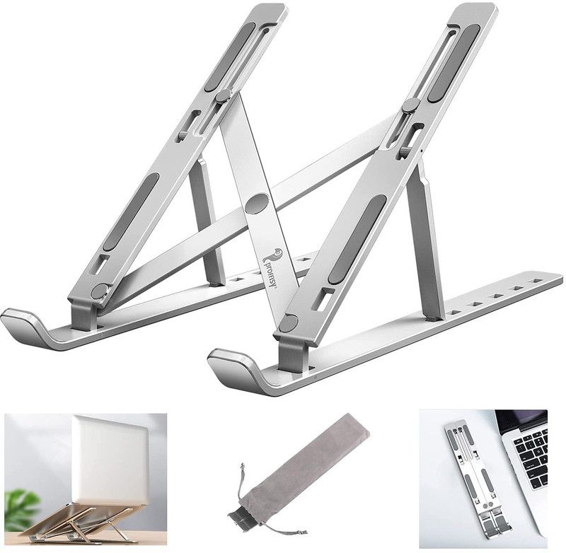 dhyani Laptop Stand Silver-Univer Laptop Stand