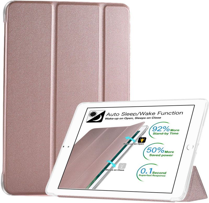 DuraSafe Cases Front & Back Case for Apple iPad 2nd Gen / 3rd Gen / 4th Gen - 9.7 Inch Ultra Slim Cover with Auto Sleep/Wake Function  (Gold, Dual Protection, Silicon)