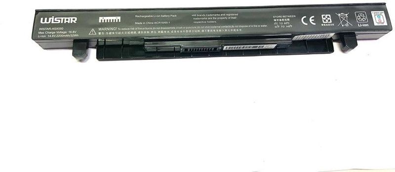 WISTAR Battery for Asus A41-X550 F550LC-XO111H F550LC-XO305H F550LC-XX044H 4 Cell Laptop Battery