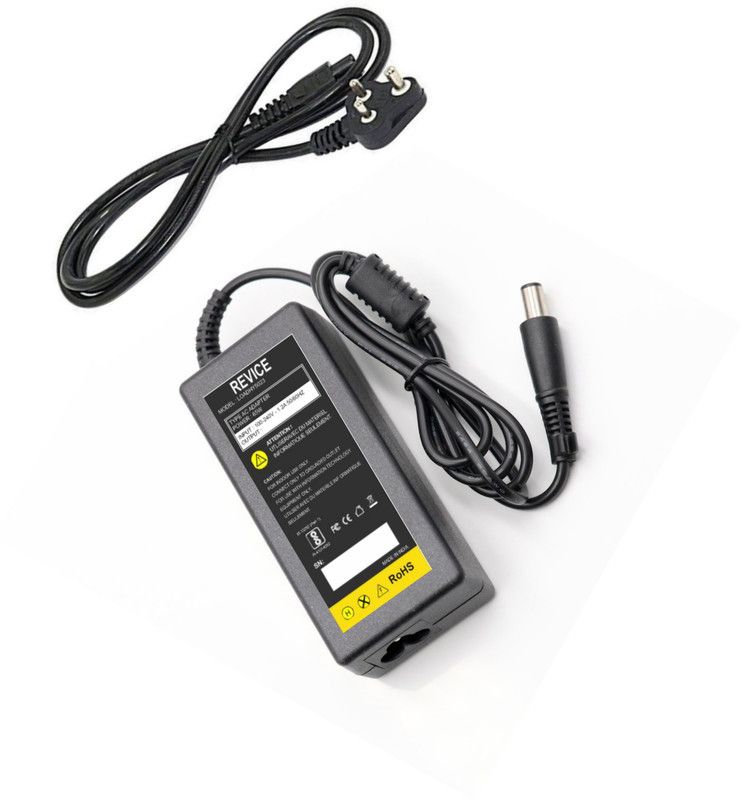 Revice Laptop charger for dell 17R-TURBO, 330-1830, XJ850 19.5V 3.34A Pin 7.4 x 5.0mm 65 W Adapter  (Power Cord Included)