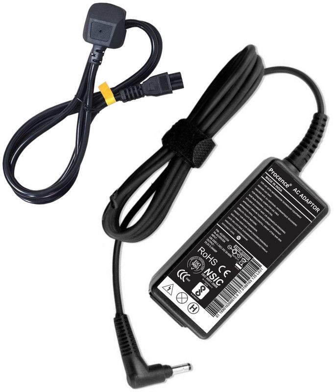 Procence Laptop charger for Laptop 80XH01LRIN 2.25a new slim pin 45 W Adapter  (Power Cord Included)