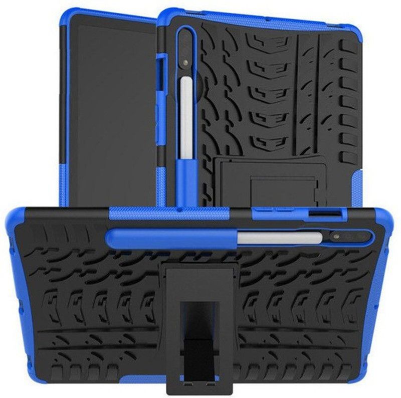 MoreFit Bumper Case for Samsung Galaxy Tab S7 Plus Case S7+ 12.4 ”  (Blue, Hard Case)