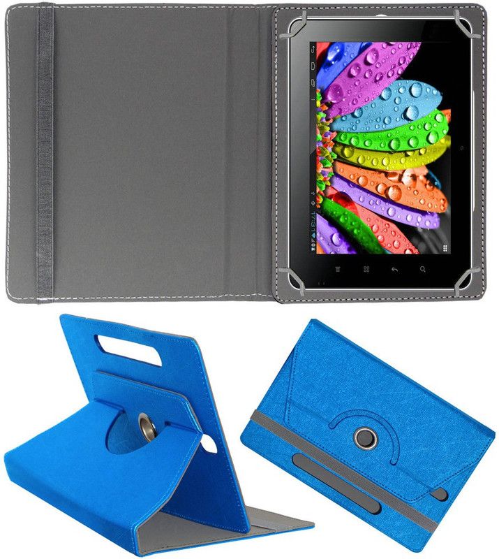 ACM Flip Cover for Simmtronics Xpad 801  (Blue, Cases with Holder, Pack of: 1)