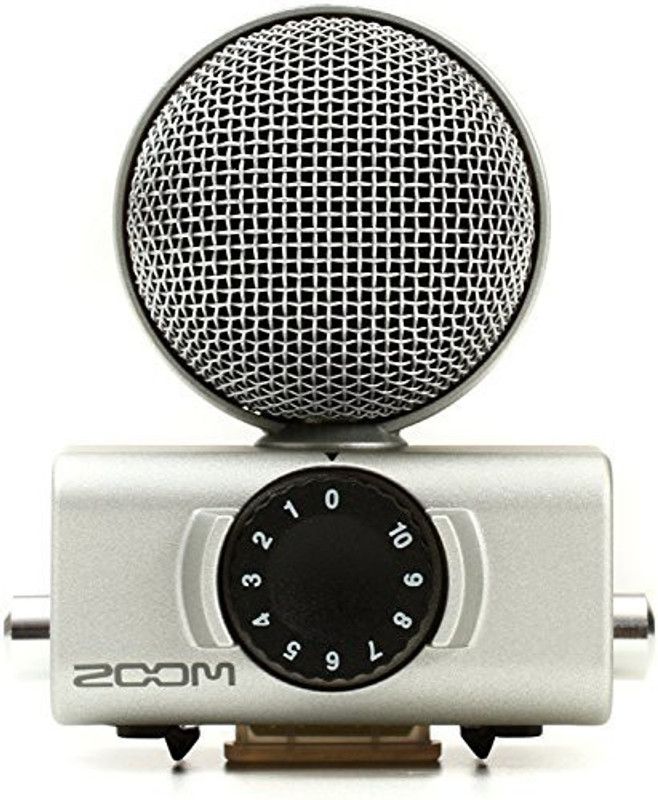 ZOOM MSH-6 Mid-Side Microphone Caspsule for H5, H6, Q8, U-44, F4, and F8 Microphone Capsule  (Silver)