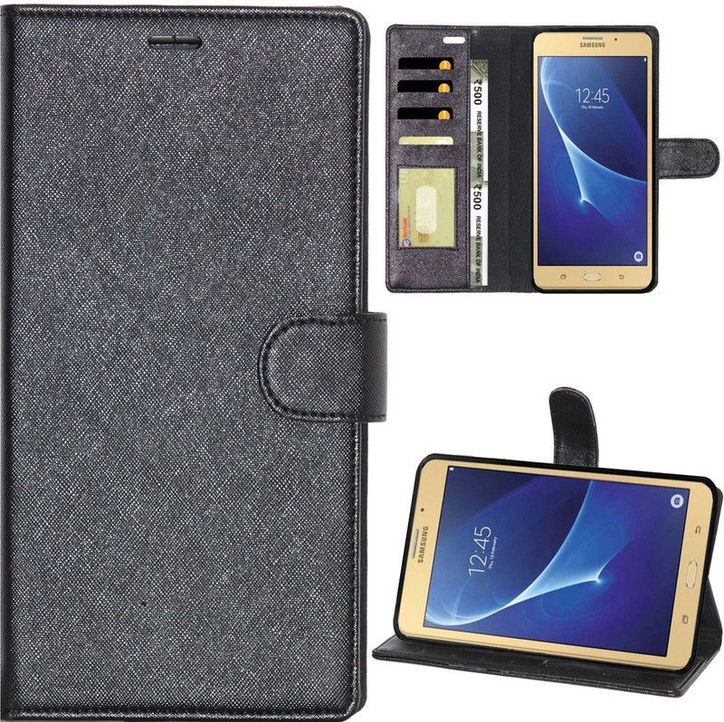 Gizmofreaks Flip Cover for Samsung Galaxy J Max  (Black)
