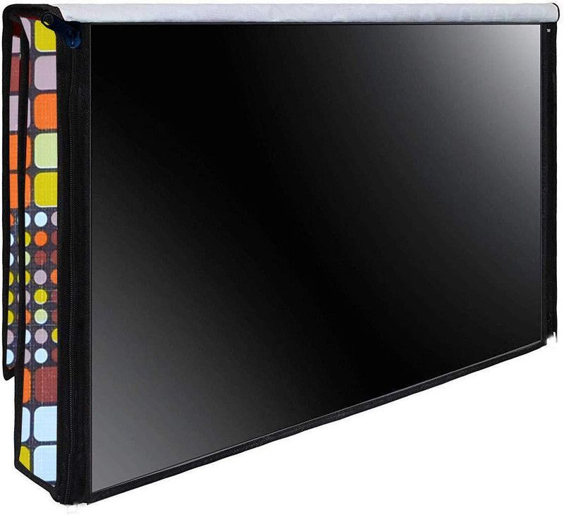 AAVYA UNIQUE FASHION 2 Layer Dustproof & waterproof 32 inch LED TV Monitor Cover for 32 inch LED=LCD=TV Monitor COVER - 32inch/LED/LCD/TV Monitor Cover/Color No 25  (Multicolor)