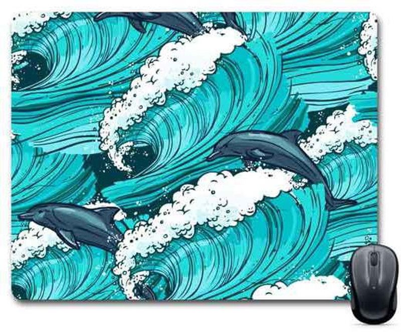 FABTODAY Designer Abstract Anti-Skid Mouse Pad for Desktop, Laptop, Computer and Gaming (Product ID - 0197) Mousepad  (Multicolor)