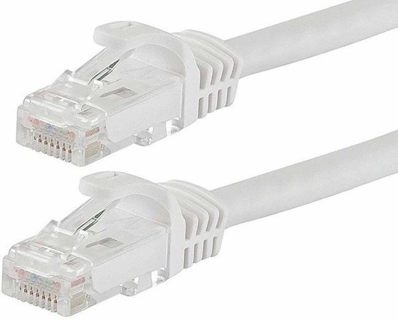 7.25 METER CAT6/Cat 6 Ethernet Network Internet RJ45 Wire High Speed Patch Cable 7.25 m LAN Cable  (Compatible with All Vivo, Oppo, Samsung, Gionee, Mi, Vivo, One Plus and Boat, WHITE)