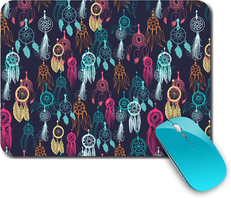 whats your kick Dream Catcher | Quotes | Art | Drawing | Stylish | Printed Mouse Pad/Designer Waterproof Coating Gaming Mouse Pad For Computer/Laptop (Multi21) Mousepad  (Multicolor)