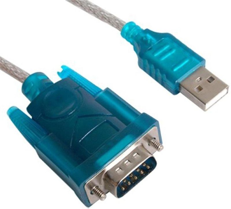 SpiffySky RS 232 Cable USB Adapter  (Blue)
