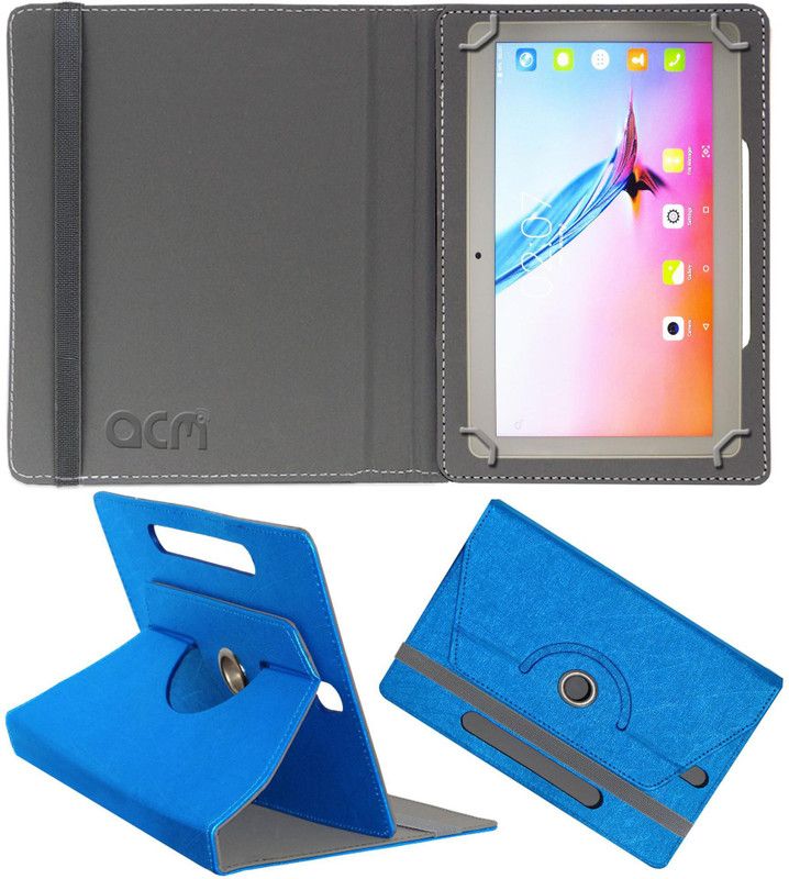 ACM Flip Cover for Baslate 1232 Hd  (Blue, Cases with Holder, Pack of: 1)