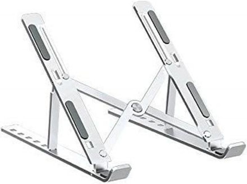 BENISON INDIA 6 Levels Height Adjustable Portable, Foldable, Ergonomic, Tablet Multipurpose Use Laptop Stand Laptop Stand 6 Levels Height Adjustable Portable, Foldable, Ergonomic, Tablet Multipurpose Use Laptop Stand Laptop Stand -LS546 Laptop Stand