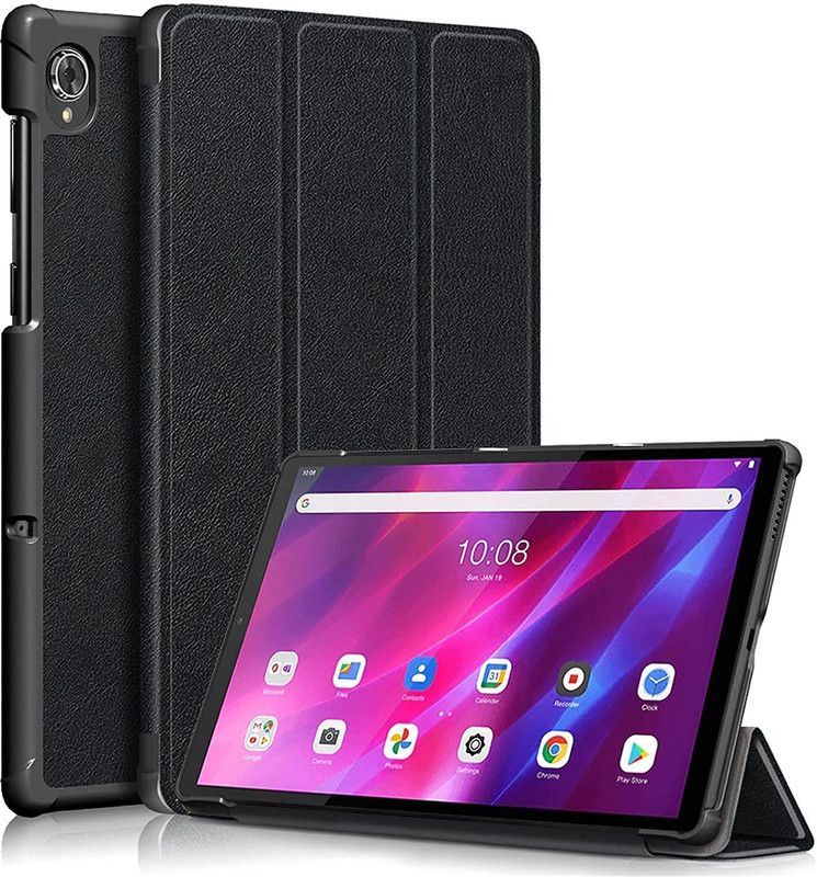 Proelite Flip Cover for Lenovo Tab K10 FHD 10.3" Tablet TB-X6C6F/TB-X6C6X/TB-X6C6NBF  (Black, Pack of: 1)