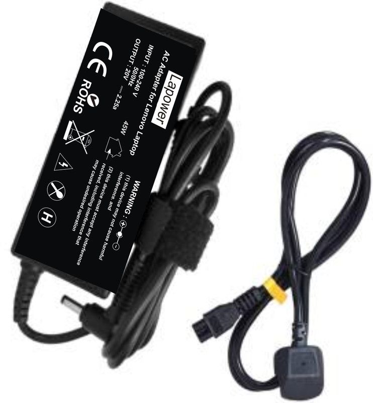 Lapower L_N_ovo 100 45w Adapter(Power Cord Included) 45 W Adapter  (Power Cord Included)